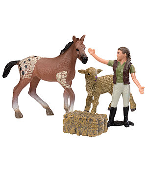SHOWMASTER Soigneuse et poulain  Play series - 622043
