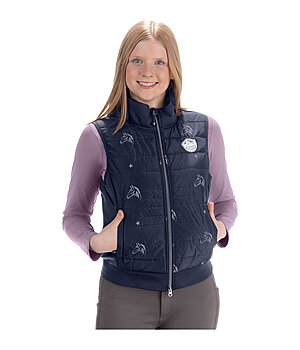 STEEDS Gilet d'�quitation bi-mati�re pour enfant   Shine - 681161-146+-M