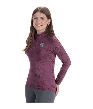 Felix B�hler T-shirt technique � manches longues pour enfant  Marion - 681172-146+-HS