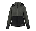 Veste en polaire sherpa avec capuche amovible