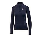 T-shirt technique zipp� � manches longues  Lea