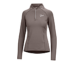 T-shirt technique zipp� � manches longues  Lea