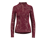 T-shirt � manches longues fonctionnel zipp�  Hanne