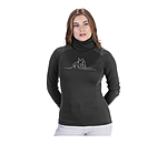 T-shirt col roul� � manches longues en stretch Performance  Phoebe