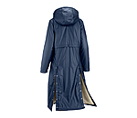 Manteau de pluie long � capuche doubl� en fourrure Teddy  Paris