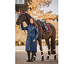 Manteau de pluie long � capuche doubl� en fourrure Teddy  Paris