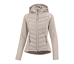 Veste bi-matire  capuche  Elisa