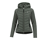 Veste bi-matire  capuche  Elisa