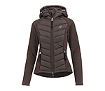 Veste bi-matire  capuche  Elisa