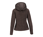 Veste bi-matire  capuche  Elisa