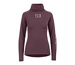 T-shirt col roul� en stretch � manches longues  Performance Jonna