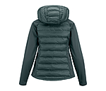 Veste bi-mati�re � capuche  Jolien