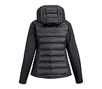 Veste bi-mati�re � capuche  Jolien