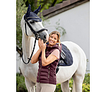 Gilet bi-mati�re � capuche  Josy