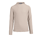 T-shirt � manches longues en maille c�tel�e pour enfant  Rita