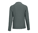T-shirt � manches longues en maille c�tel�e pour enfant  Rita