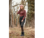 Legging d'�quitation thermique � fond int�gral grip  Emilia