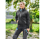 Tenue  Veste softshell respirante avec capuche amovible en noir