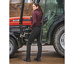 EWW Tenue femme T-shirt technique  col roul en acajou