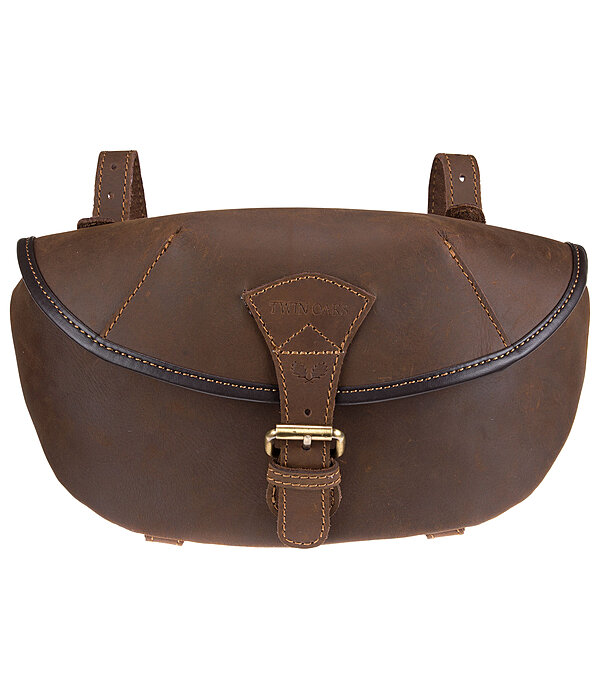 Sacoche de selle en cuir vritable  Himalaya