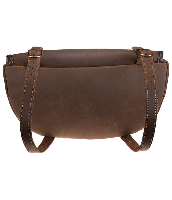 Sacoche de selle en cuir vritable  Himalaya