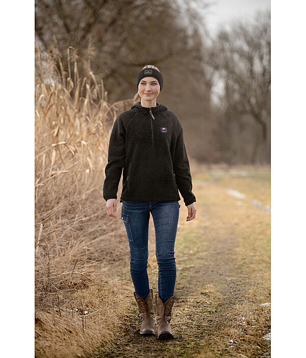 Sweat � capuche en sherpa  Cassy