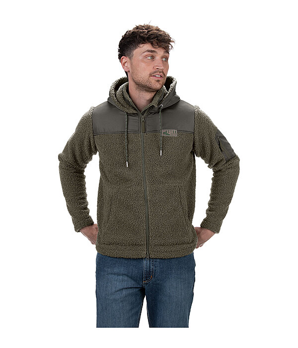 Veste bi-mati�re en polaire Teddy  Chayton