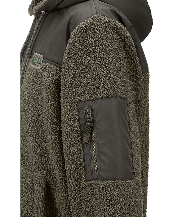 Veste bi-mati�re en polaire Teddy  Chayton
