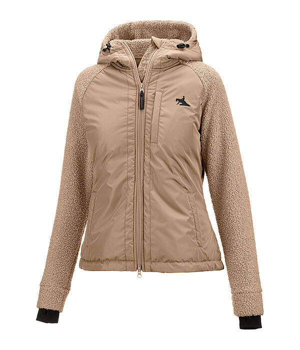 Veste bi-mati�re en polaire Teddy  Jordan