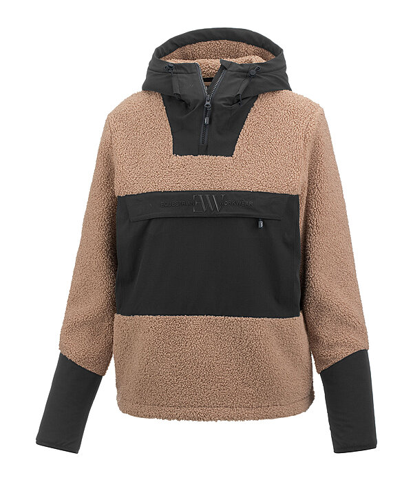 Sweat  capuche en polaire sherpa