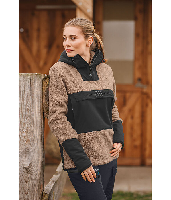 Sweat  capuche en polaire sherpa