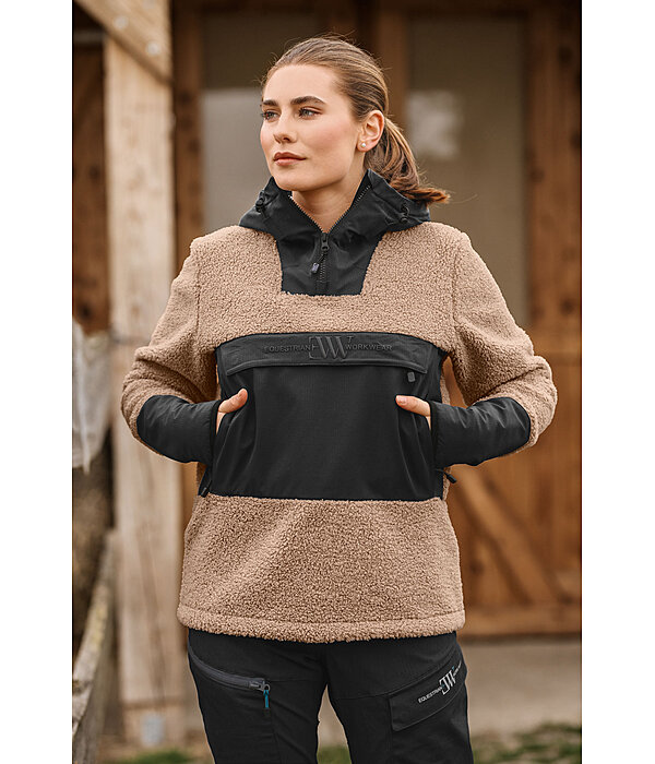 Sweat  capuche en polaire sherpa