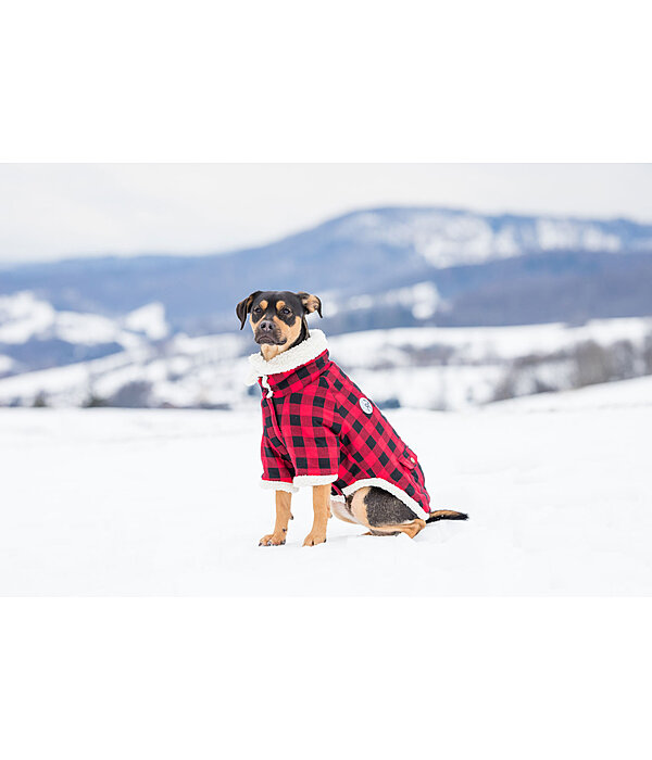 Manteau pour chiens en flanelle avec doublure sherpa  Emmet