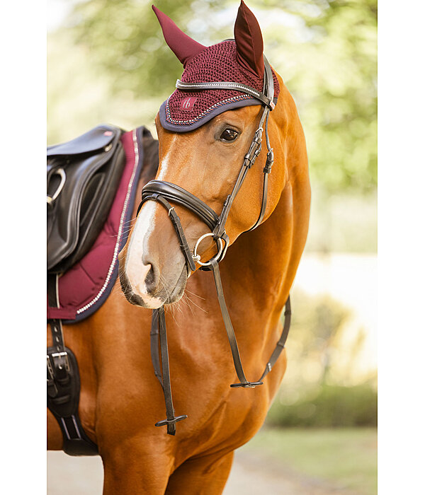 Bonnet anti-mouches en maille crochet�e  Twotone & Crystal