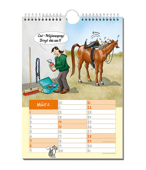 Geschichten vom Pferd - Comic Kalender 2026