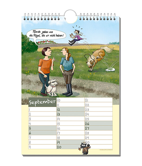 Geschichten vom Pferd - Comic Kalender 2026