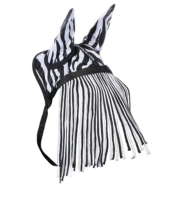 Bonnet anti-mouches avec franges  Zebra