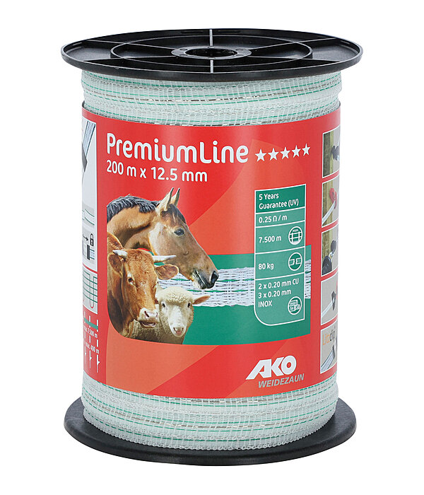 Ruban de cl�ture 200 m / 12,5 mm  PremiumLine