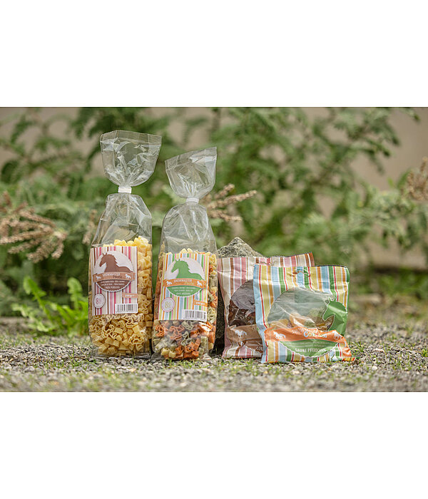 P�tes multicolores en forme de petits chevaux