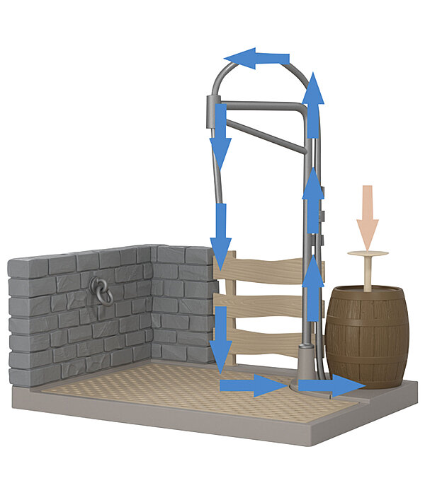 Box de lavage pour chevaux Sofia