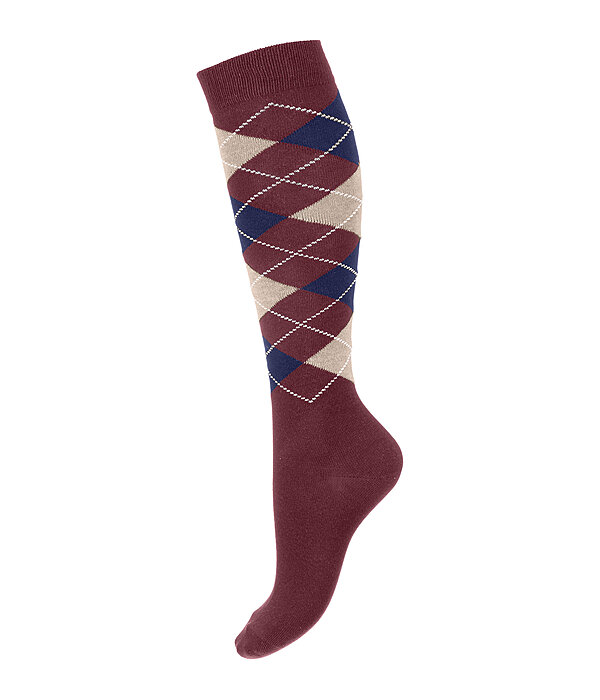 Chaussettes hautes � losanges  Argyle