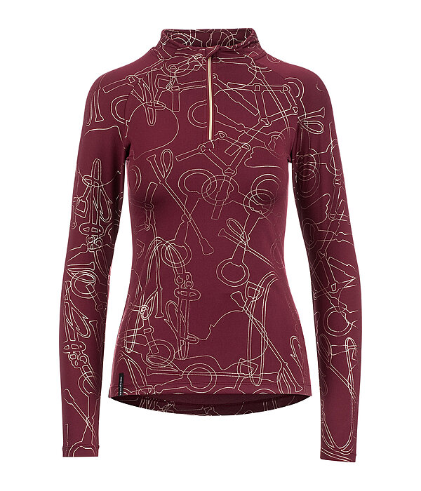 T-shirt � manches longues fonctionnel zipp�  Hanne