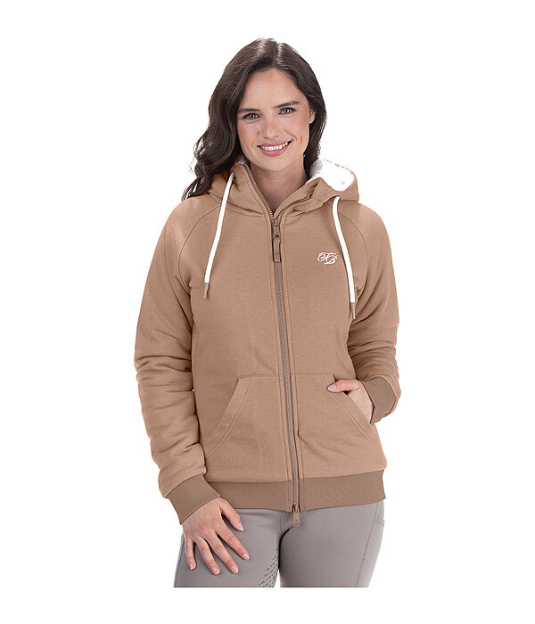 Sweat zipp� � capuche en polaire Teddy  Kaja