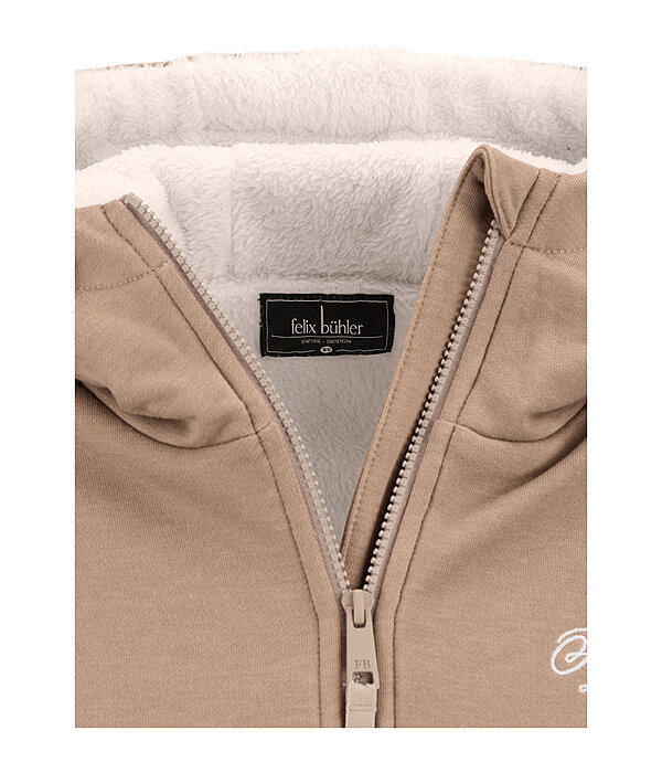 Sweat zipp� � capuche en polaire Teddy  Kaja