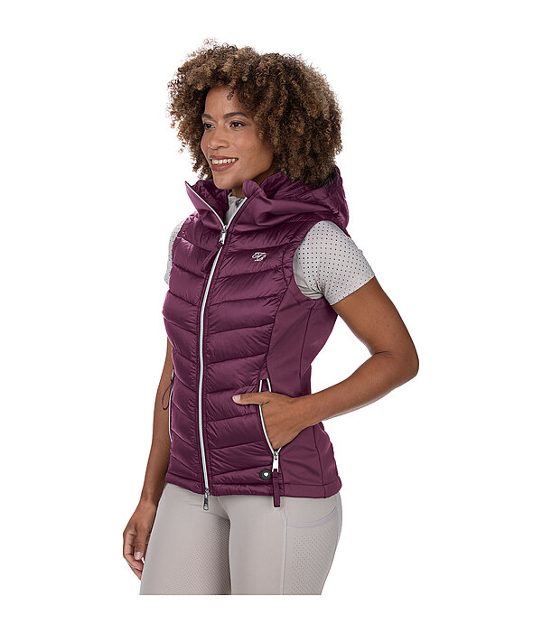 Gilet d'�quitation bi-mati�re � capuche  Zoey