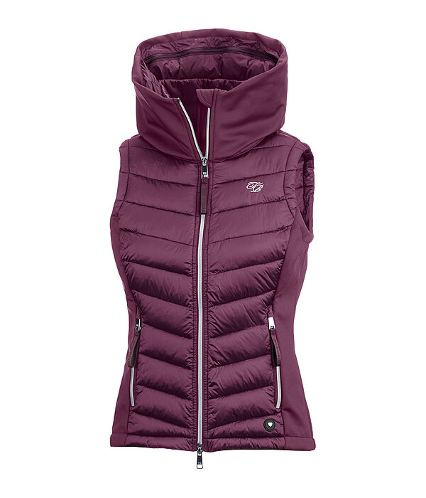Gilet d'�quitation bi-mati�re � capuche  Zoey