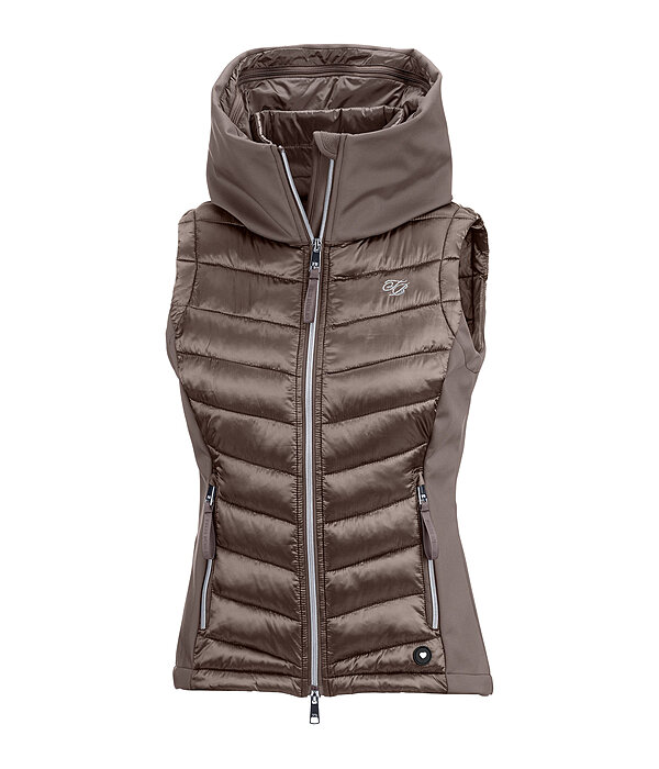 Gilet d'�quitation bi-mati�re � capuche  Zoey
