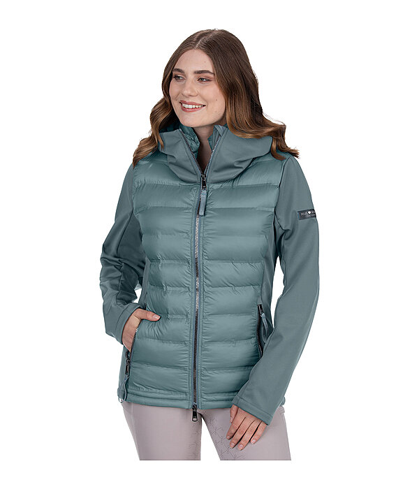 Veste d'quitation softshell bi-matire  capuche  Celina