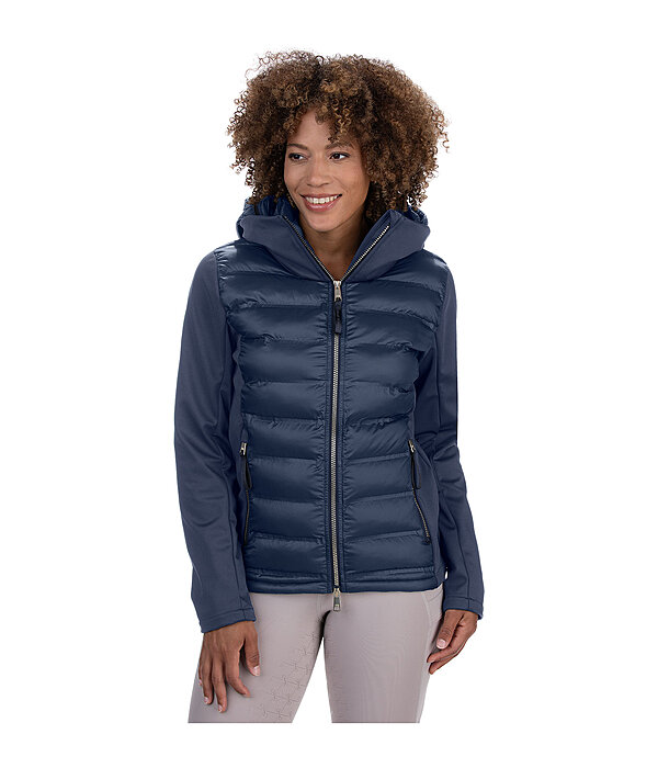 Veste d'quitation softshell bi-matire  capuche  Celina