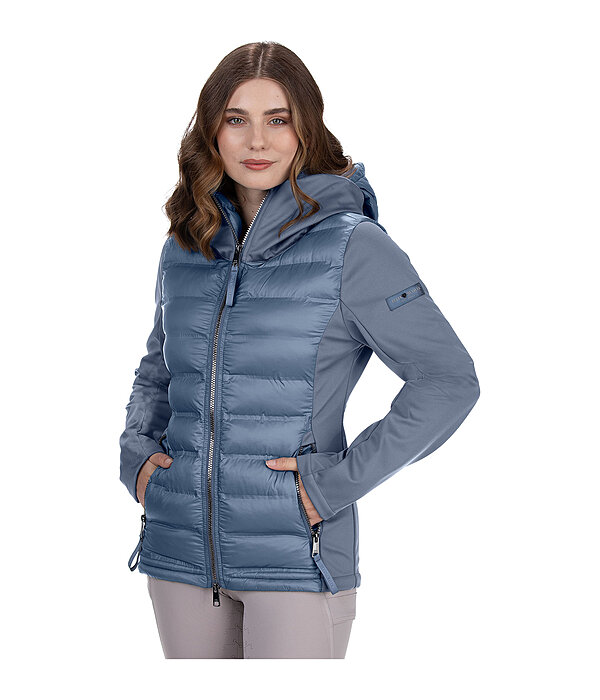 Veste d'quitation softshell bi-matire  capuche  Celina